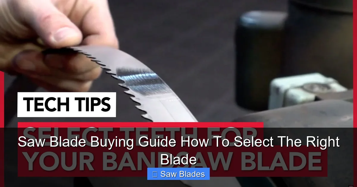 Saw Blade Buying Guide How To Select The Right Blade