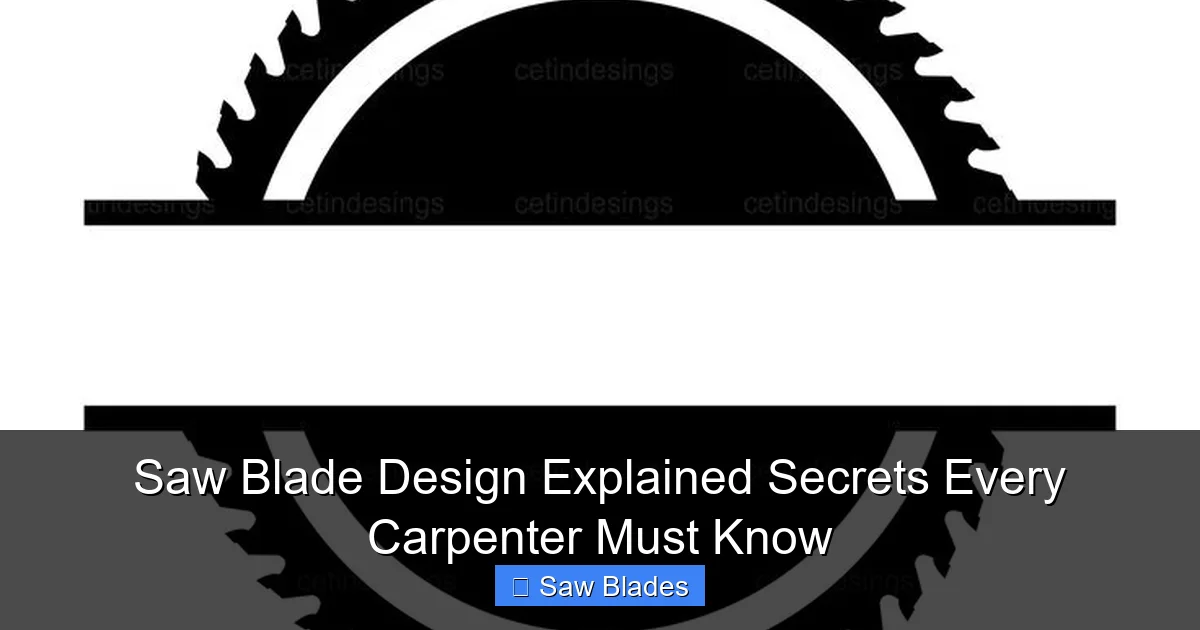 Saw Blade Design Explained Secrets Every Carpenter Must Know