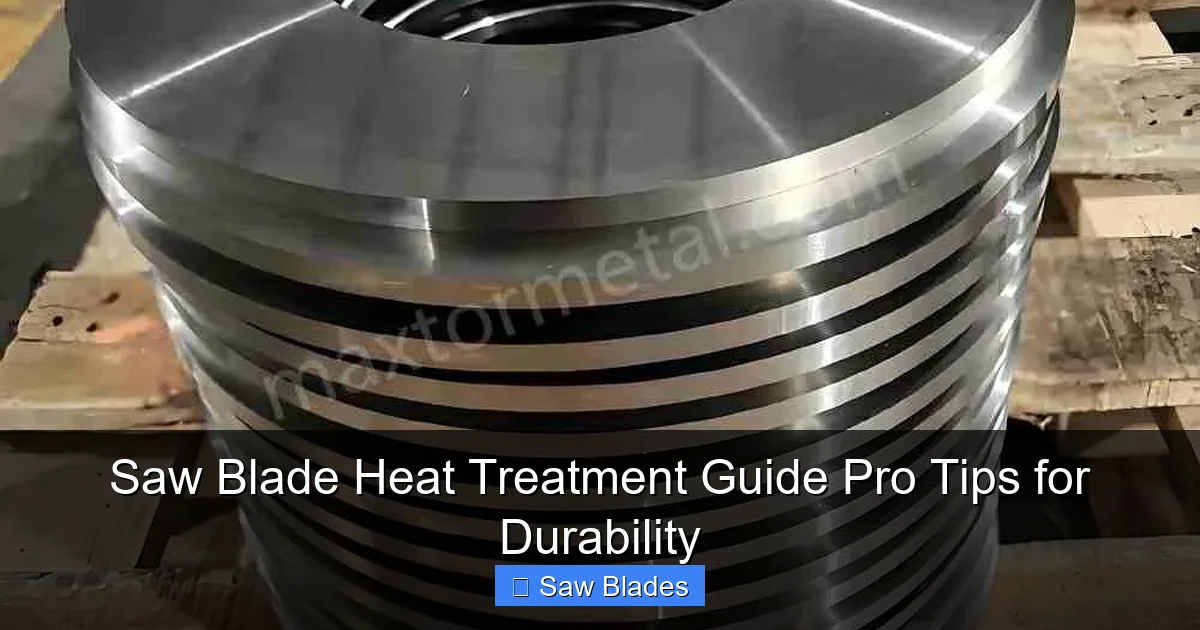 Saw Blade Heat Treatment Guide Pro Tips for Durability
