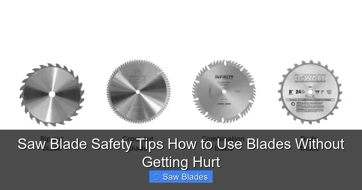 Saw Blade Safety Tips How to Use Blades Without Getting Hurt