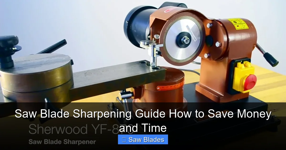 Saw Blade Sharpening Guide How to Save Money and Time