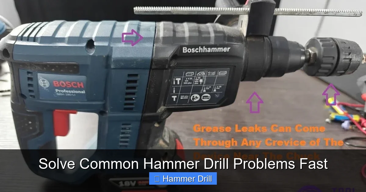 Solve Common Hammer Drill Problems Fast