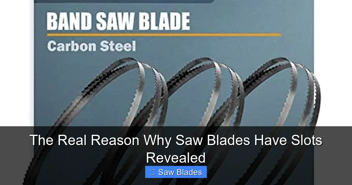 The Real Reason Why Saw Blades Have Slots Revealed