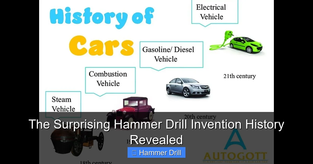 The Surprising Hammer Drill Invention History Revealed