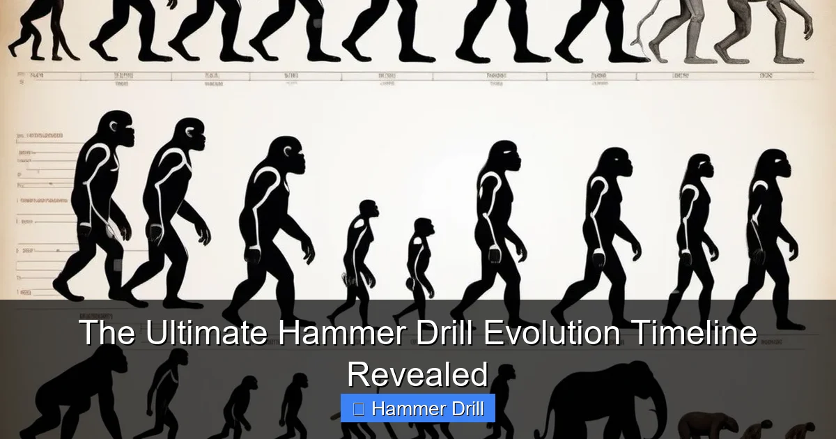 The Ultimate Hammer Drill Evolution Timeline Revealed