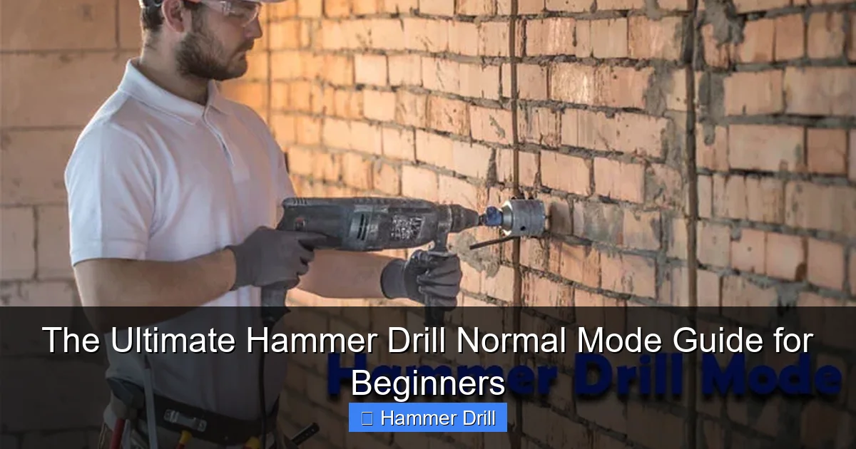 The Ultimate Hammer Drill Normal Mode Guide for Beginners