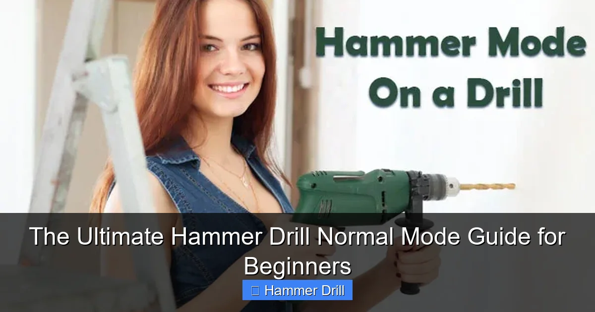 The Ultimate Hammer Drill Normal Mode Guide for Beginners