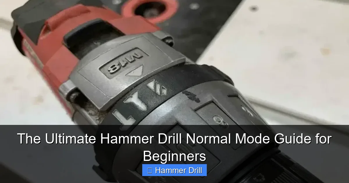 The Ultimate Hammer Drill Normal Mode Guide for Beginners