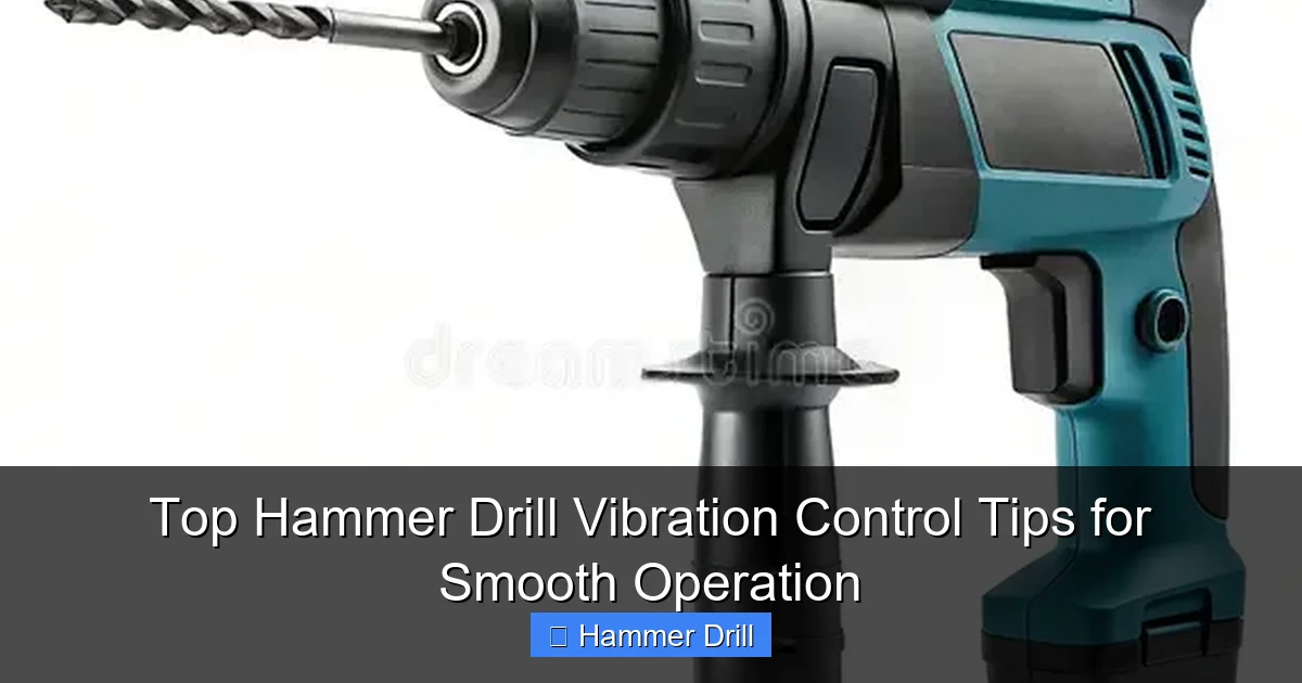 Top Hammer Drill Vibration Control Tips for Smooth Operation