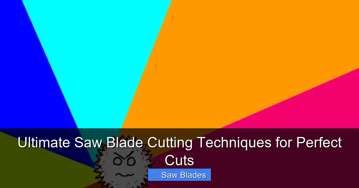 Ultimate Saw Blade Cutting Techniques for Perfect Cuts