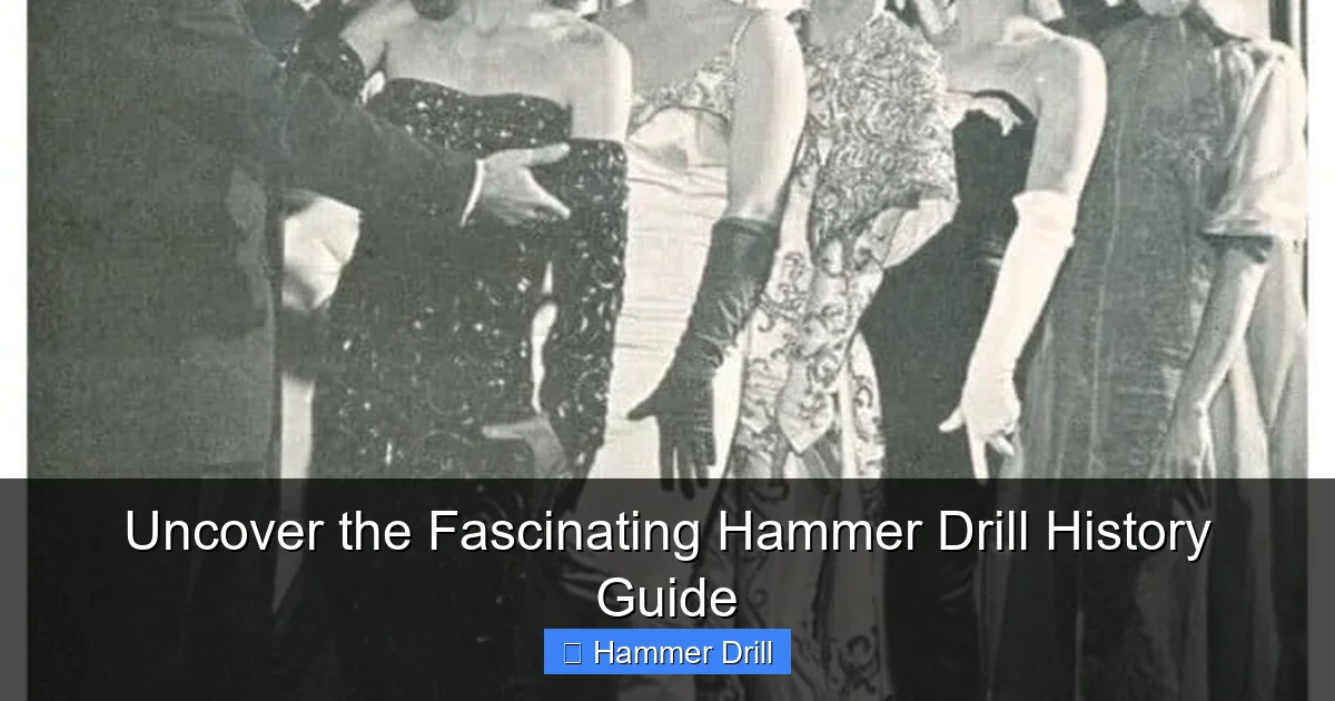Uncover the Fascinating Hammer Drill History Guide