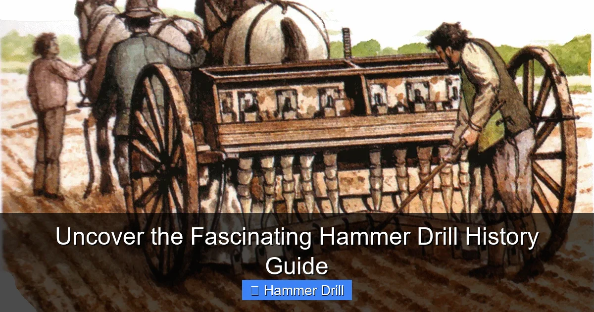 Uncover the Fascinating Hammer Drill History Guide