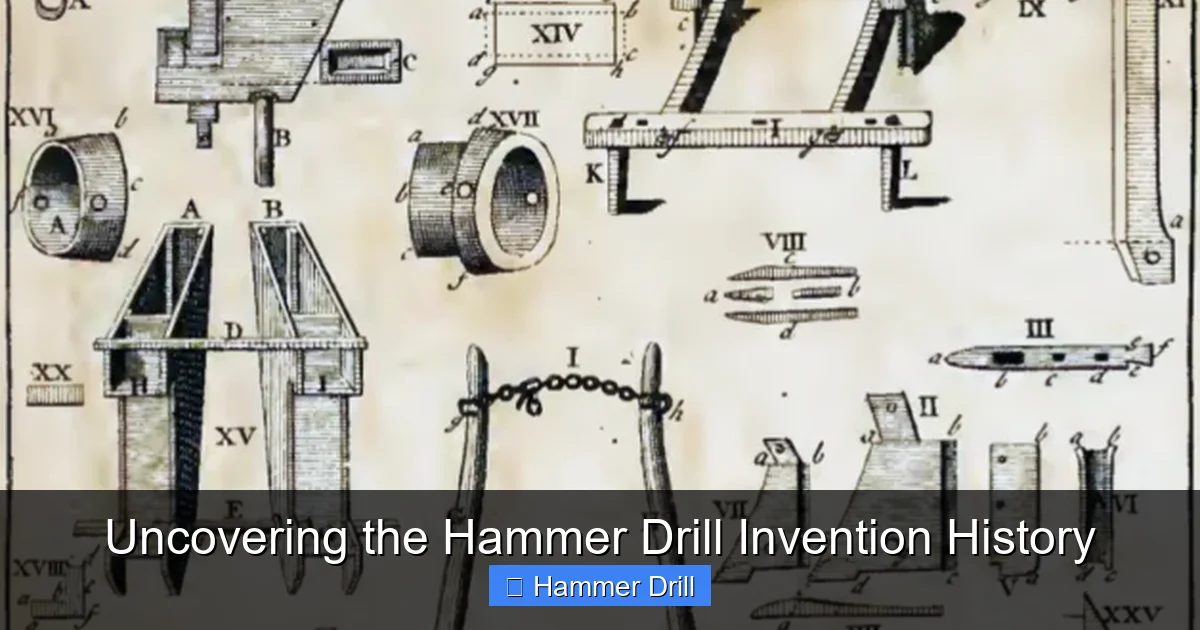 Uncovering the Hammer Drill Invention History