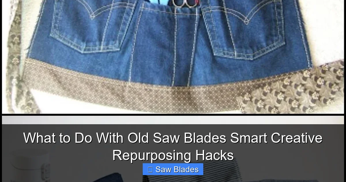 What to Do With Old Saw Blades Smart Creative Repurposing Hacks