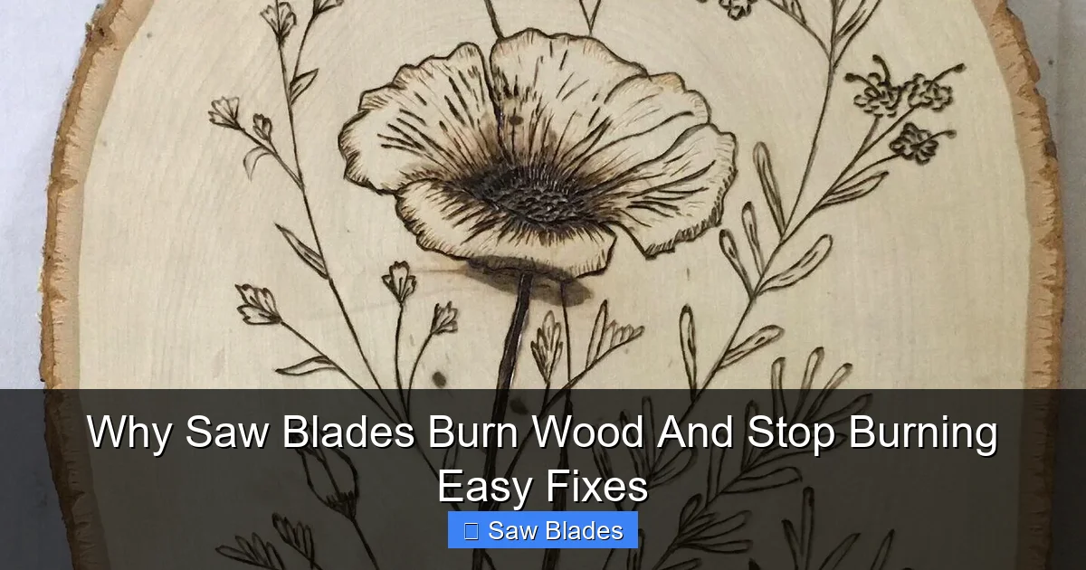 Why Saw Blades Burn Wood And Stop Burning Easy Fixes