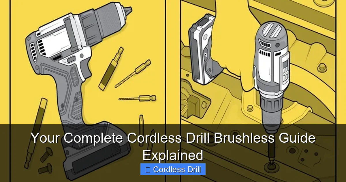 Your Complete Cordless Drill Brushless Guide Explained
