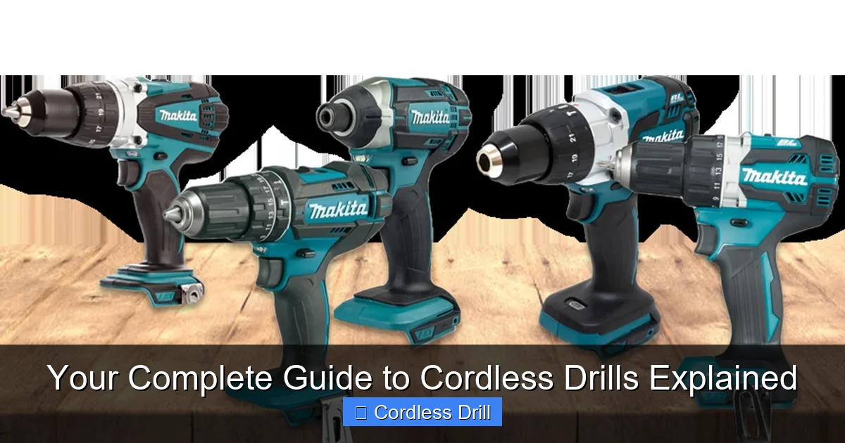 Your Complete Guide to Cordless Drills Explained