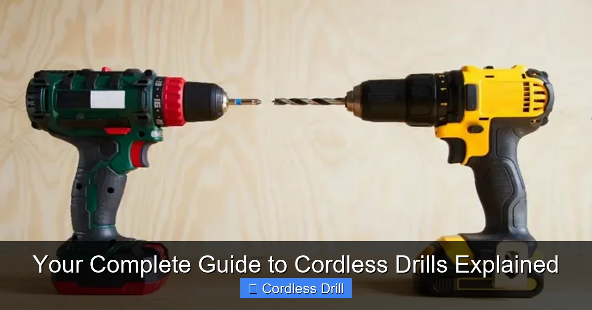 Your Complete Guide to Cordless Drills Explained