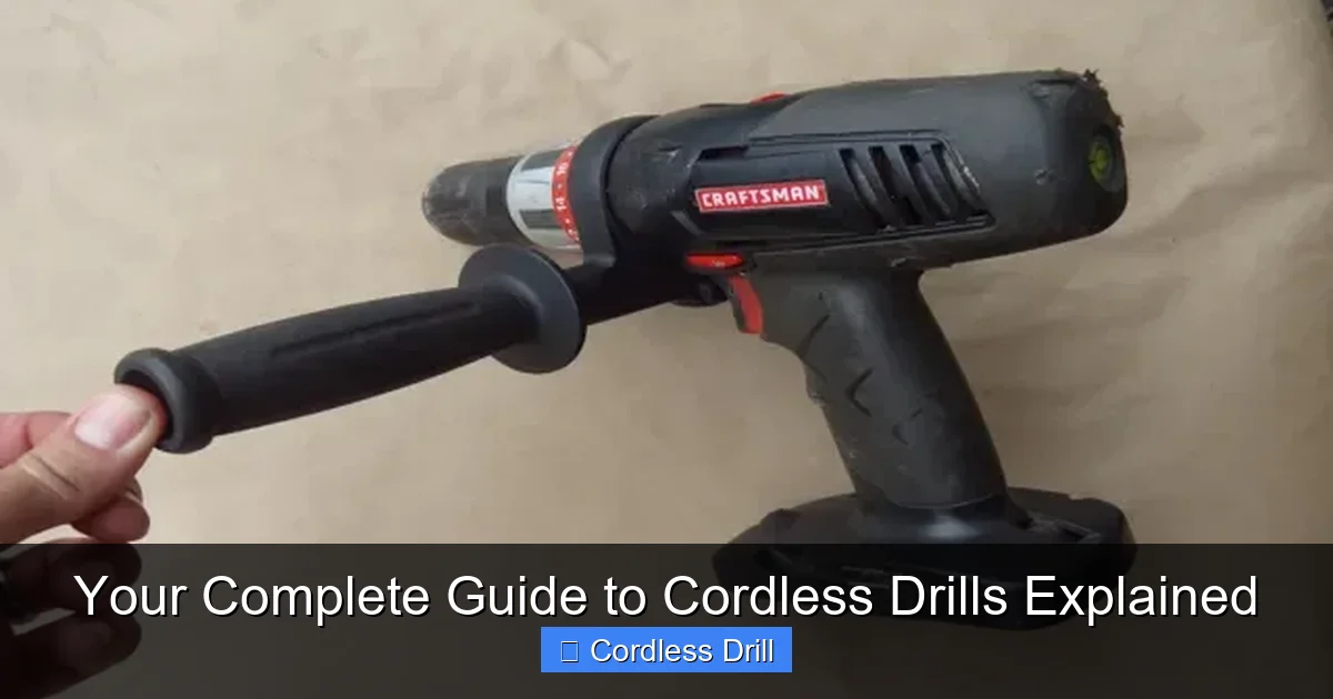 Your Complete Guide to Cordless Drills Explained
