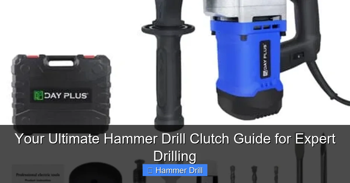 Your Ultimate Hammer Drill Clutch Guide for Expert Drilling