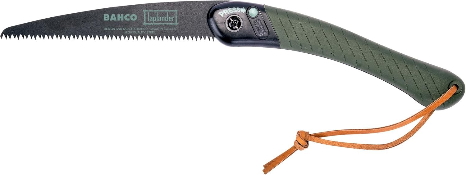Bahco BAH396LAP 7-1/2-Inch Laplander Folding Saw for Camping, Survival
