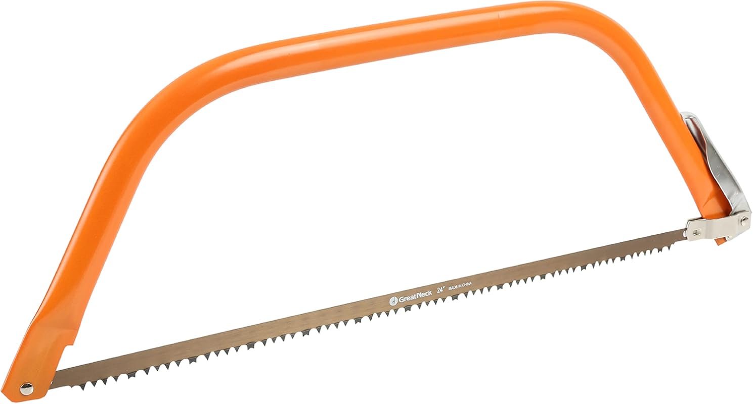 GreatNeck BB24 24-Inch Bow Saw for Pruning and Wood Cutting