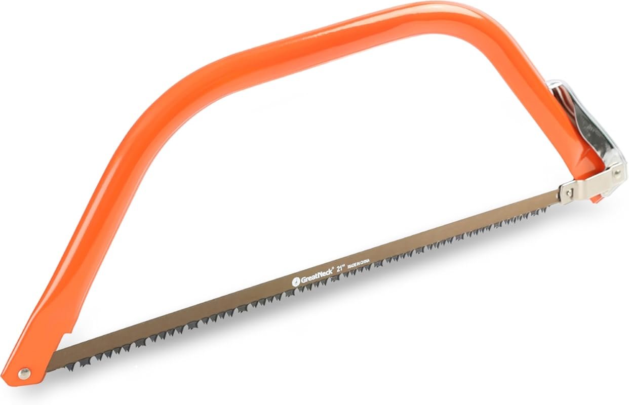 GreatNeck BB21 21-Inch Bow Saw for Pruning and Wood Cutting