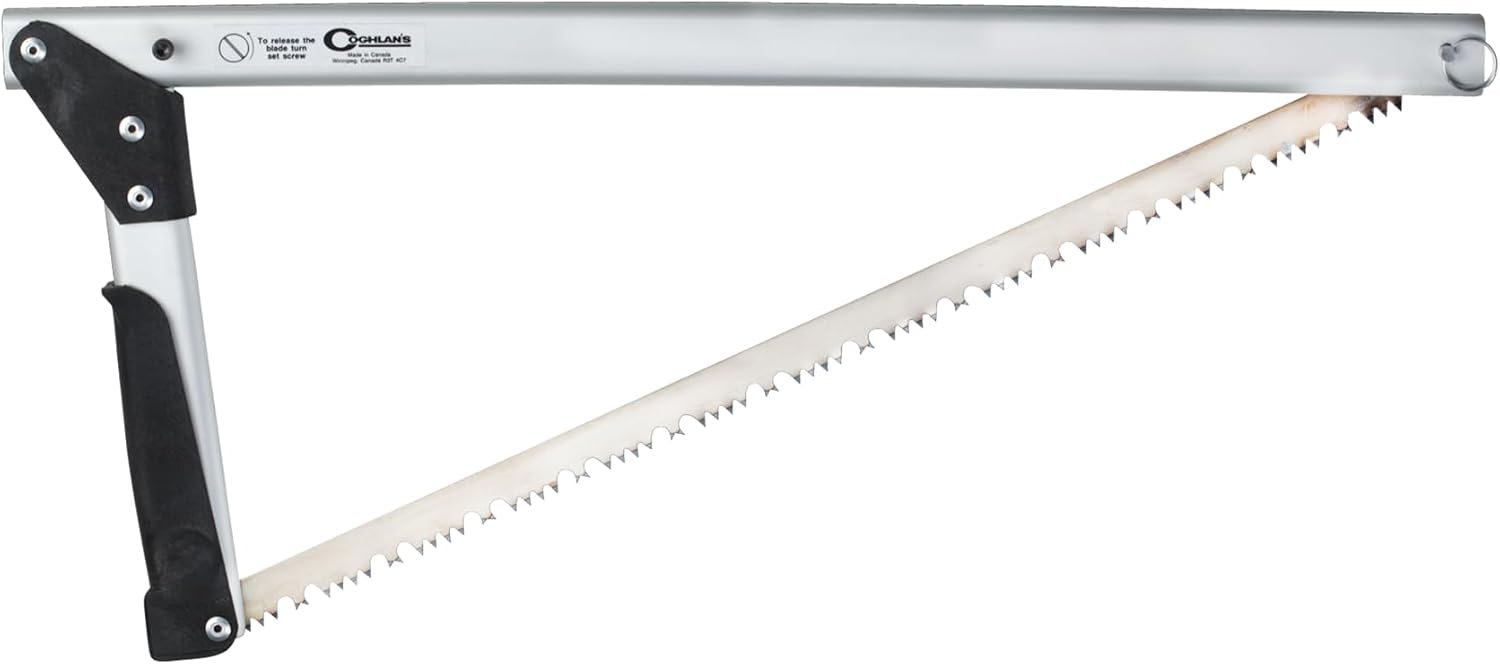 Coghlan's 21-Inch Folding Camping Saw with Aluminum Frame and Steel Bl