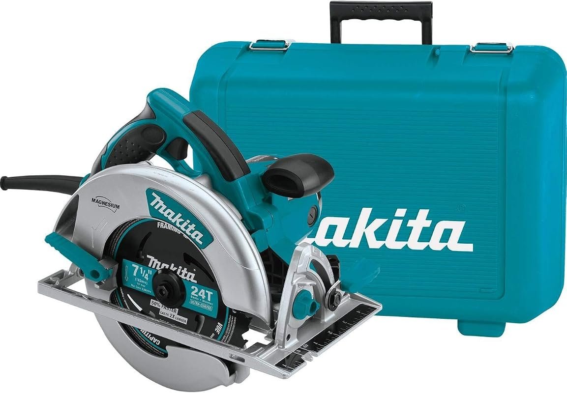 Makita 5007MGA 7-1/4-Inch Magnesium Circular Saw with LED Light and Br