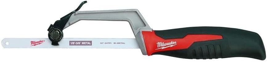 Milwaukee Compact Hack Saw with Tool-Less Blade Change, 10-Inch Blade