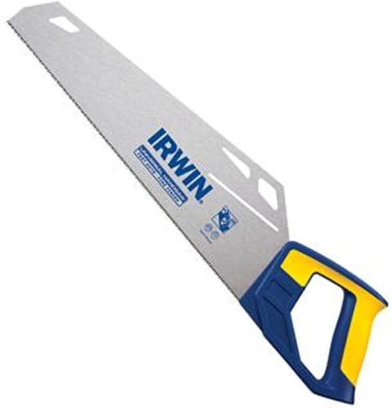 IRWIN Tools 15-Inch Universal Handsaw for Smooth, Fast Cutting, Blue