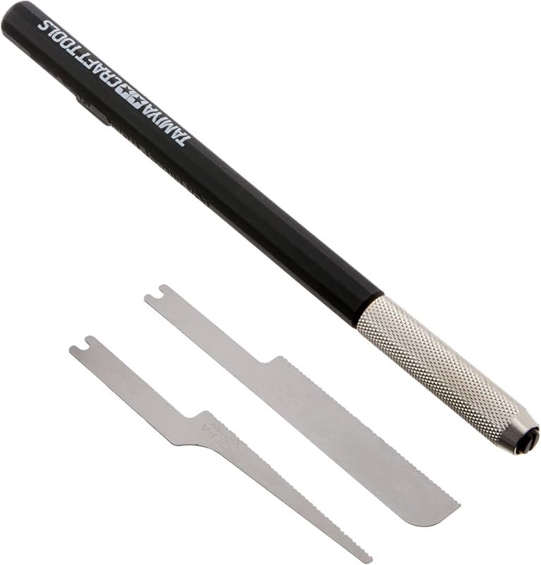 Tamiya Fine Craft Handsaw with Handle for Precision Model Cutting
