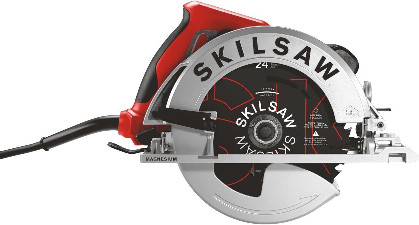 SKILSAW 15 Amp 7-1/4 Inch Sidewinder Circular Saw, Lightweight Design