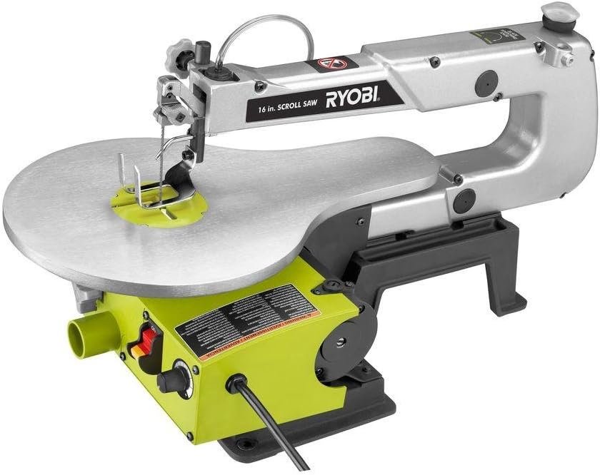 RYOBI 1.2 Amp Corded 16-Inch Scroll Saw SC165VS for Detailed Wood Cutt