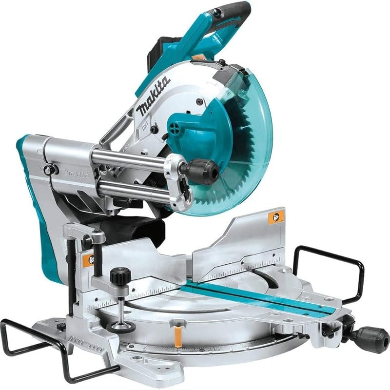 Makita 10-Inch Dual-Bevel Sliding Compound Miter Saw with Laser Guide
