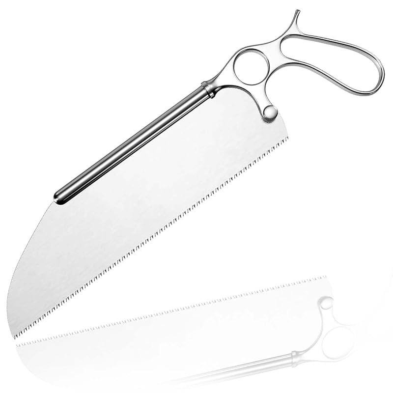SATTERLEE 13-Inch Bone Saw, Stainless Steel Ring Handle
