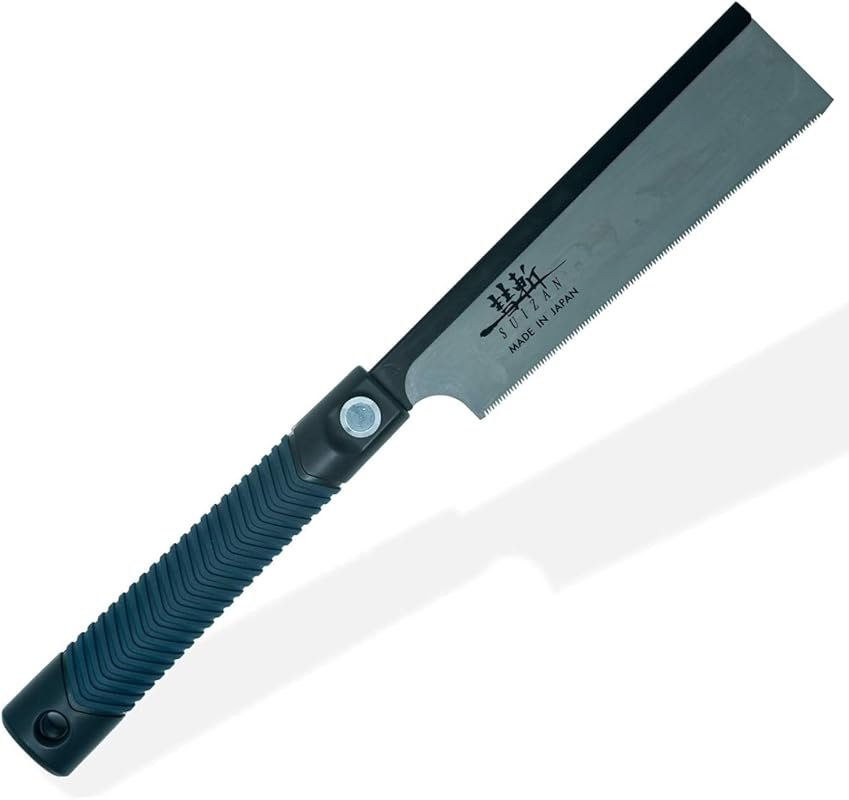 SUIZAN Dozuki Dovetail Saw 7", Japanese Pull Saw for Fine Joinery