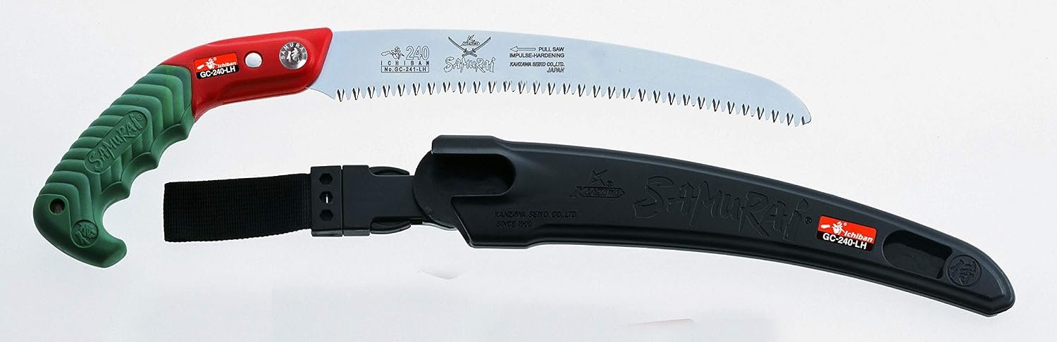 Samurai ICHIBAN GC-240-LH 240mm Curved Hand Saw with Case
