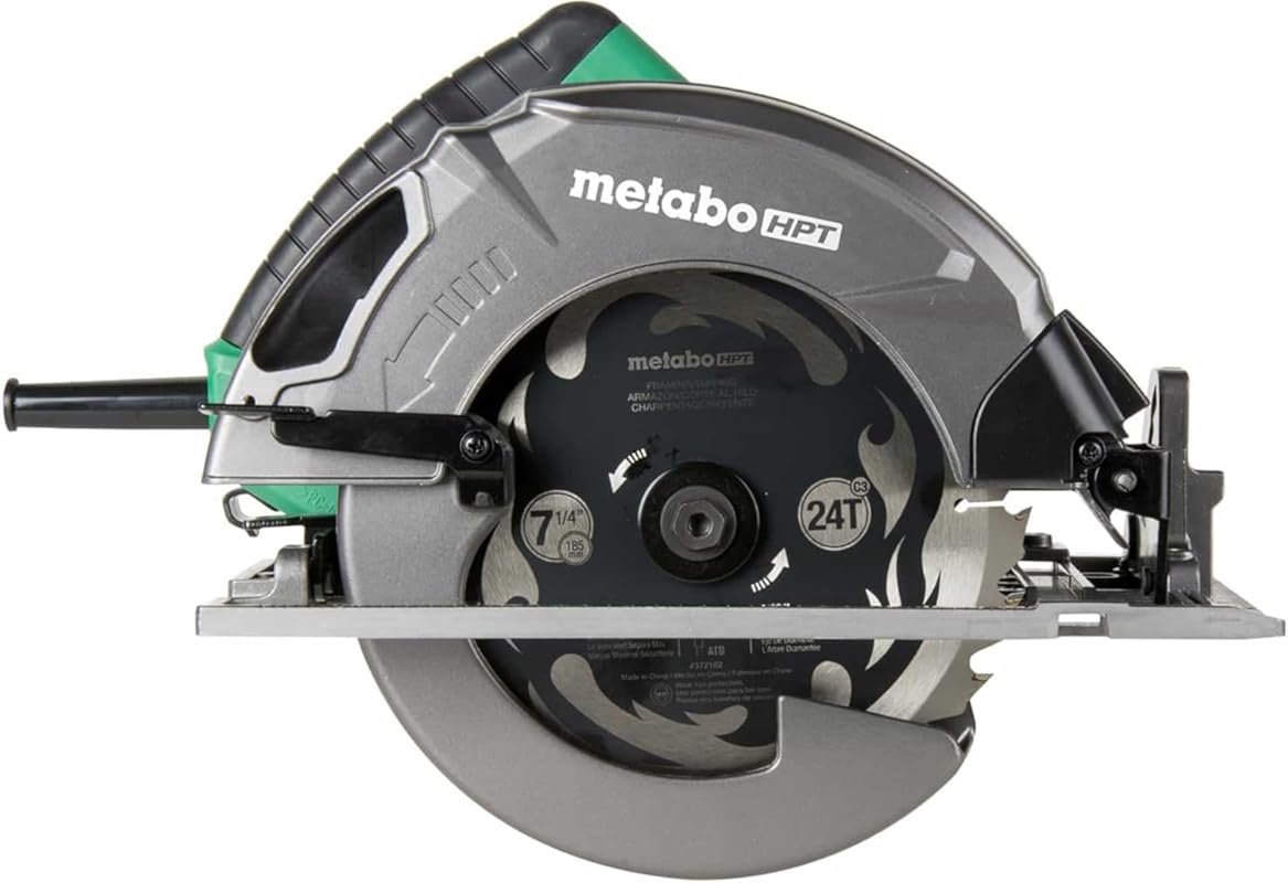 Metabo HPT C7SB3 7-1/4-Inch Circular Saw Kit, 15-Amp, 6,000 RPM