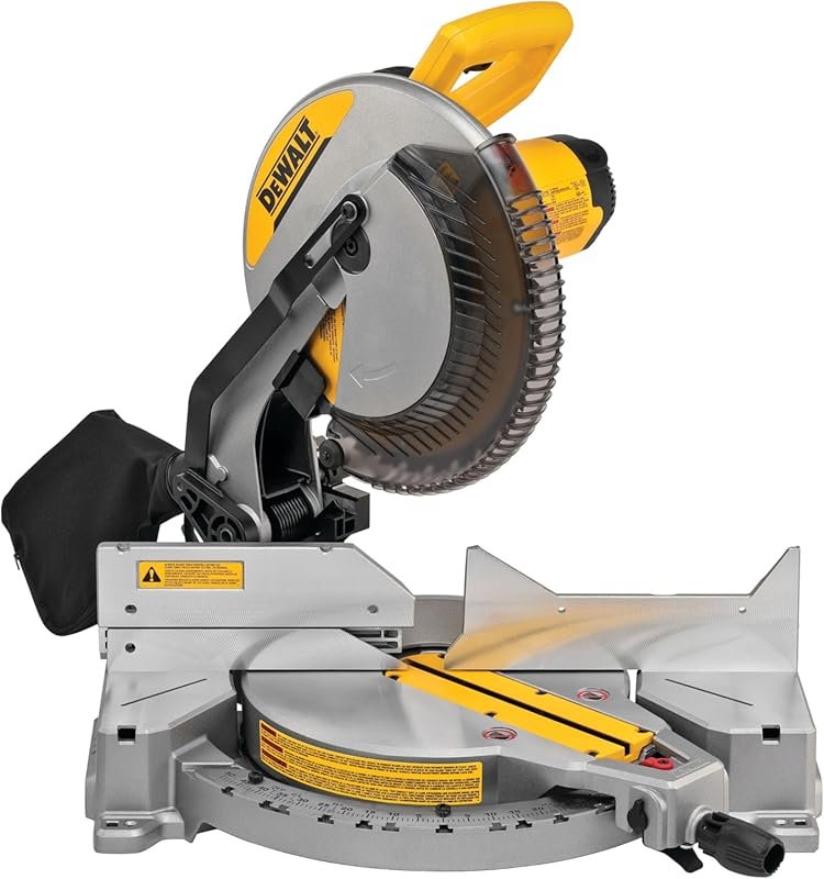 DEWALT 12-Inch 15-Amp Single Bevel Compound Miter Saw