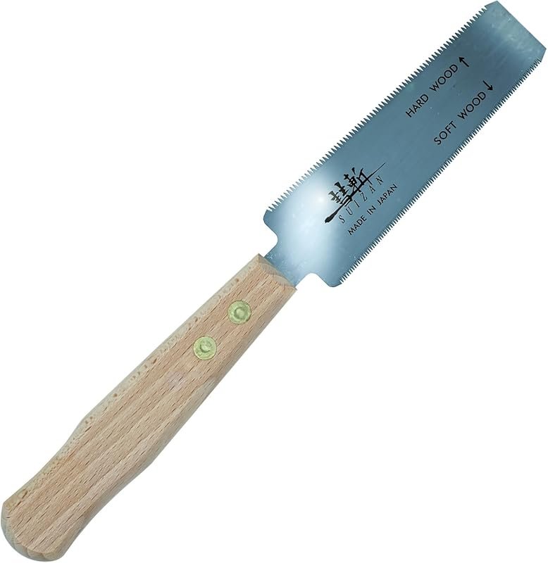 SUIZAN 5" Japanese Flush Cut Pull Saw for Professional Woodworking