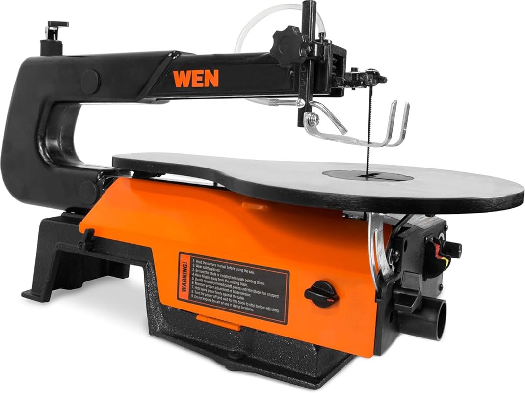 WEN 3922 16-Inch Variable Speed Scroll Saw with Easy Blade Changes for