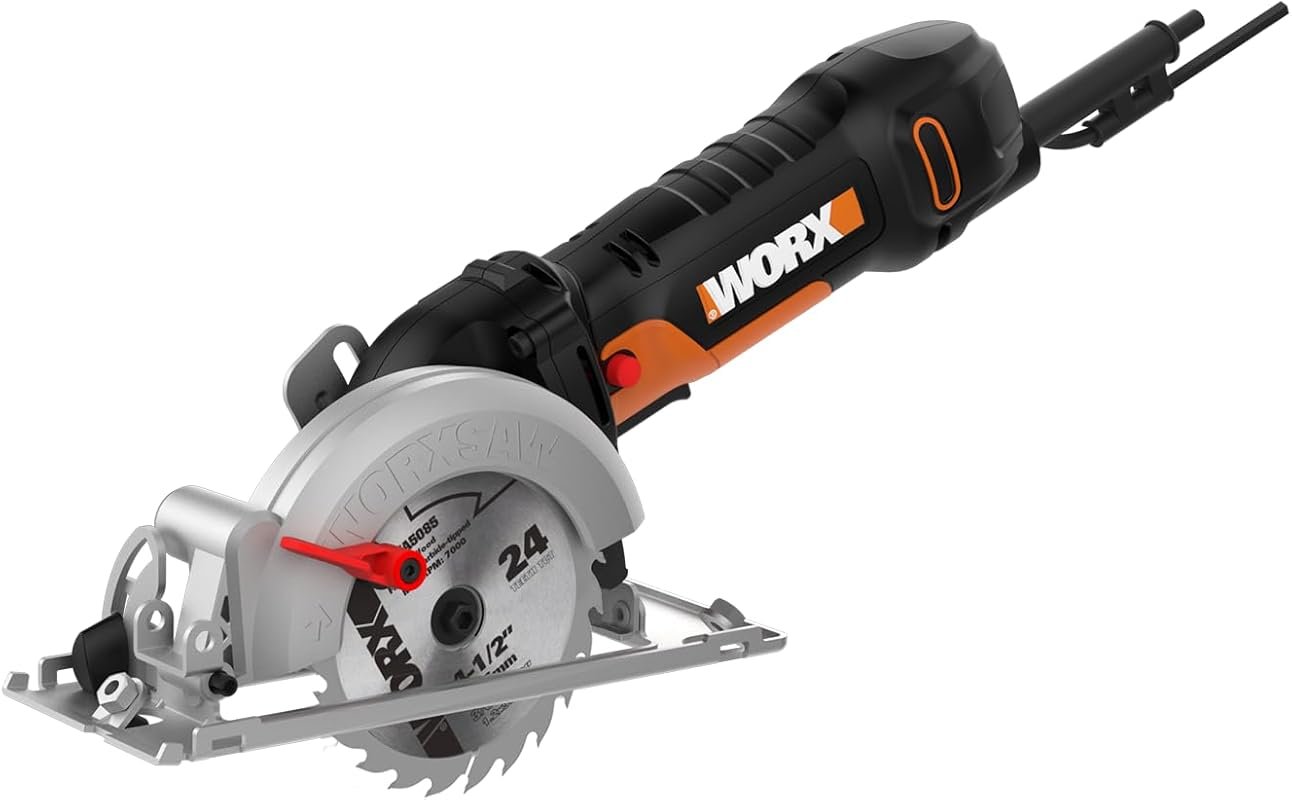 Worx WX439L 4.5-Amp WORXSAW 4.5-Inch Electric Compact Circular Saw