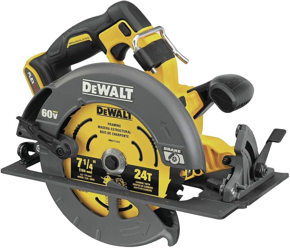DEWALT DCS578B FLEXVOLT 60V MAX 7-1/4-Inch Circular Saw with Brake