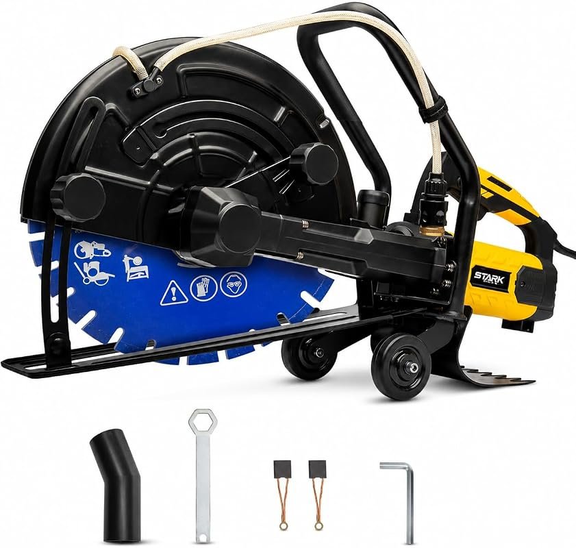 XtremepowerUS 3200W 16-Inch Wet/Dry Concrete Circular Saw with Water L