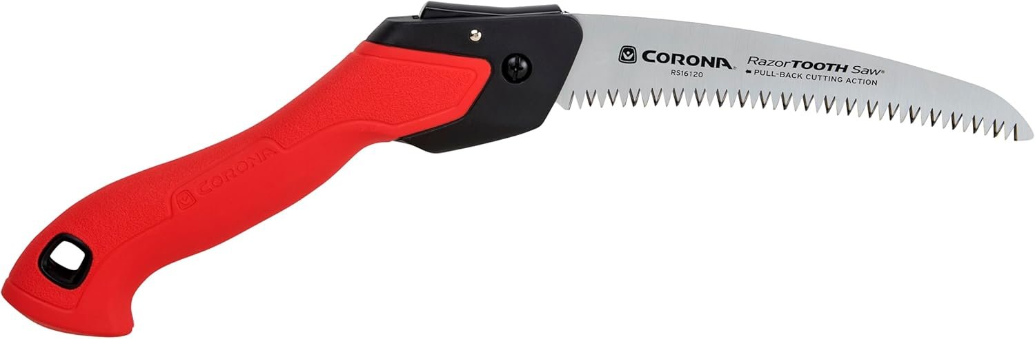 Corona Tools RazorTOOTH 7-Inch Folding Pruning Saw, Fast-Cut Tree and 