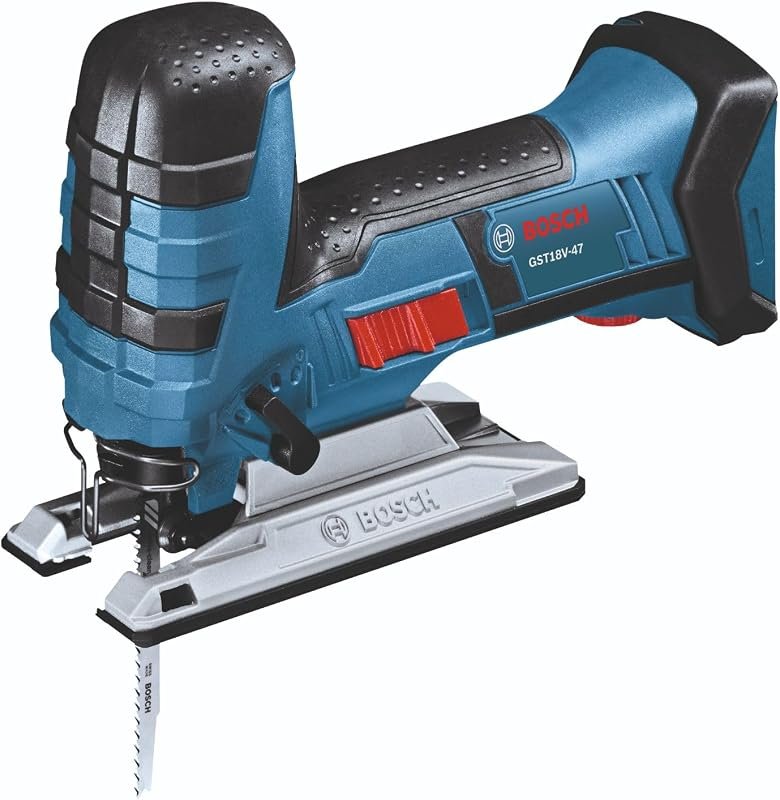BOSCH GST18V-47N 18V Barrel-Grip Jig Saw, Bare Tool for Precision Cuts