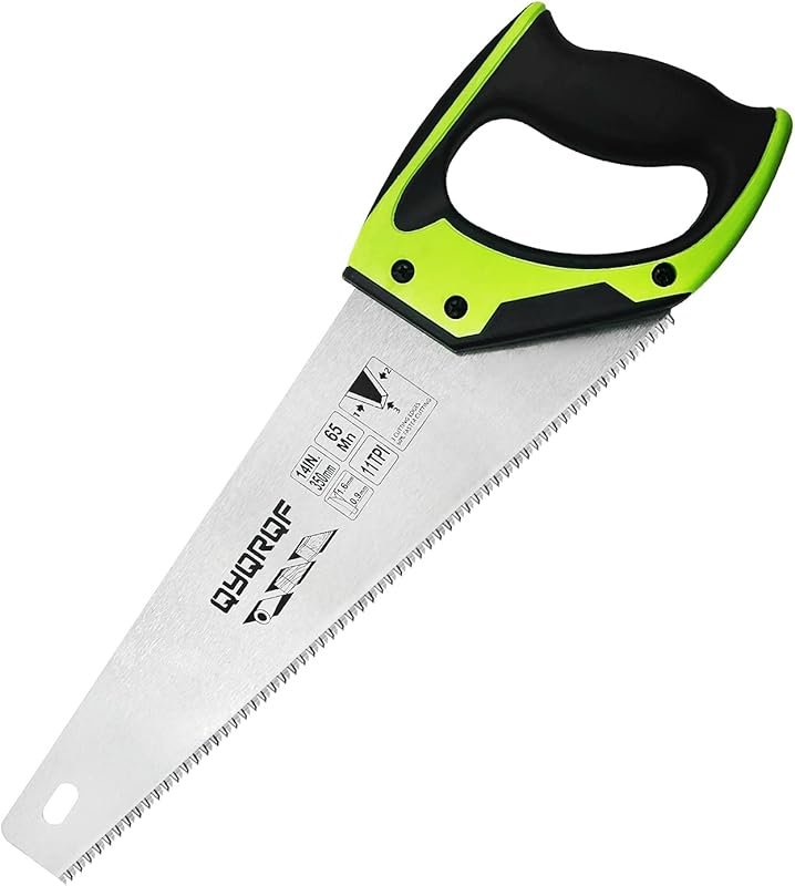 14-Inch Pro Hand Saw, 11 TPI Fine-Cut Soft-Grip Hardpoint Saw
