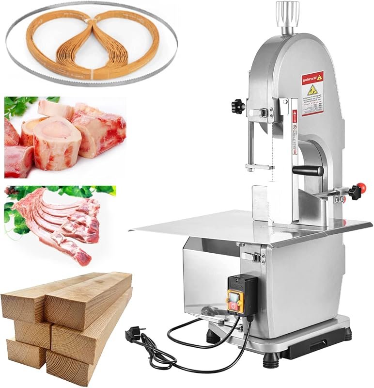 1500W Electric Bone Saw Machine with 5 Blades and Commercial Workbench