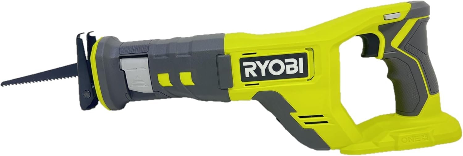 RYOBI ONE+ 18V Cordless Reciprocating Saw, 3400 SPM Variable Speed, To
